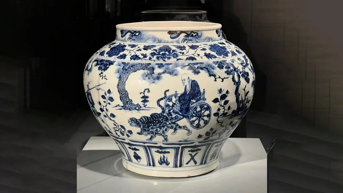 The “Guiguzi Descending the Mountain” Jar: Narrative, Woodblock Prints, and Yuan Blue-and-White