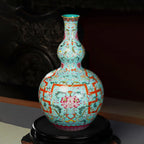 Long neck, double body, waist, and foot of the vase