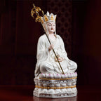 Detail of gold-toned lines across the tiered lotus pedestal