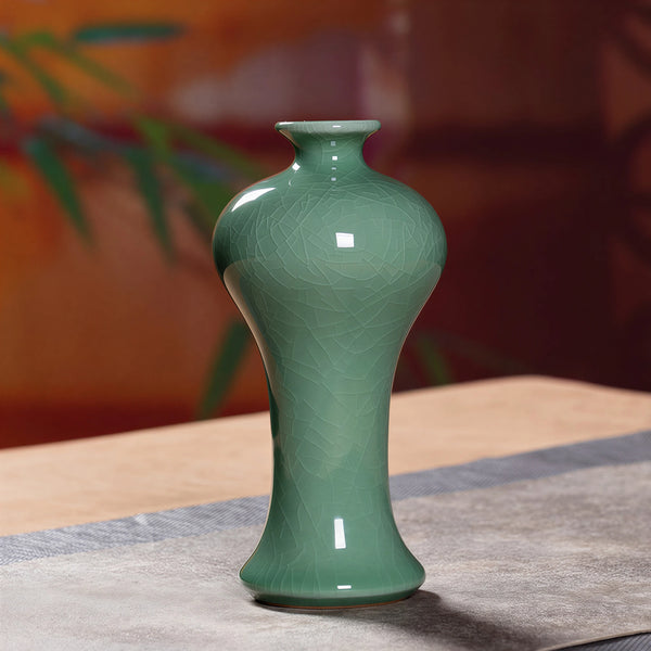 Longquan Celadon Slender Bud Vase