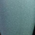 Fine crackle network in the pale Longquan celadon glaze