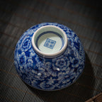 Decorative four-character 成化年製 mark on the base of the millefleurs teacup