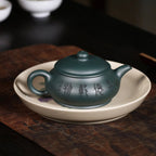 "Ming Lu" Dark Green Zisha Teapot