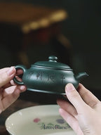 "Ming Lu" Dark Green Zisha Teapot