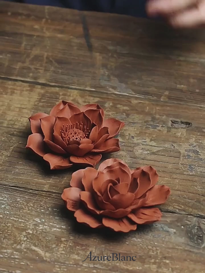 Handmade Zhuni Clay Botanical Incense Set