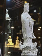 Standing Six-Lotus Ruyi Guanyin Sculpture