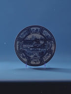 Jingdezhen 'Silk Road' In-Glaze Porcelain Plate