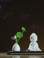 Blanc de Chine Buddha Miniature Zen Altar Set