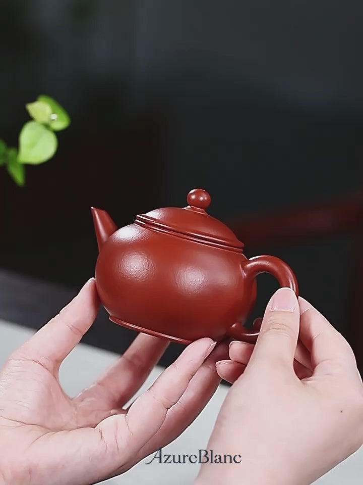 Zi Sha Da Hong Pao Shui Ping Teapot