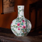 Angled view of the rounded Tianqiu body and tall neck