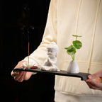 Complete Buddha altar set carried in two hands
