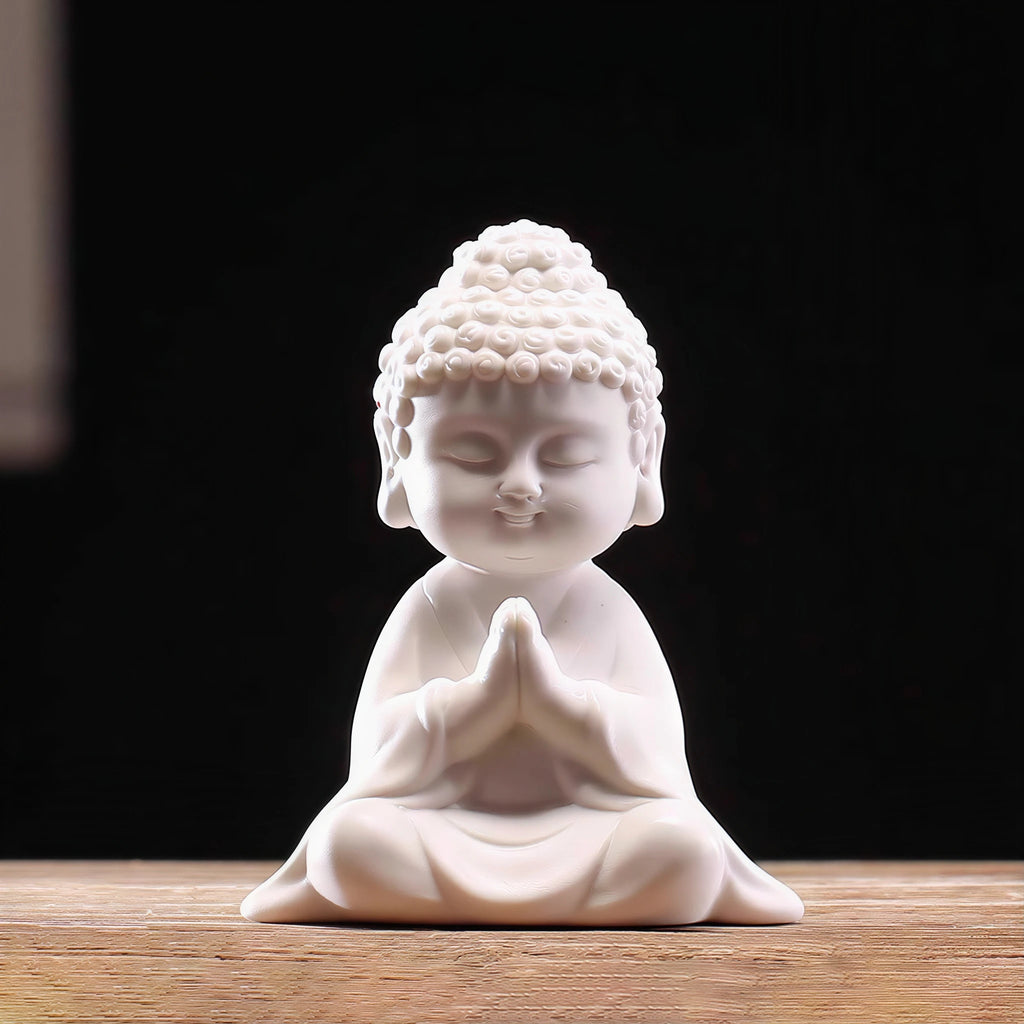 Close view of the Reverence Buddha figure