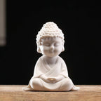 Close view of the Serenity Buddha figure