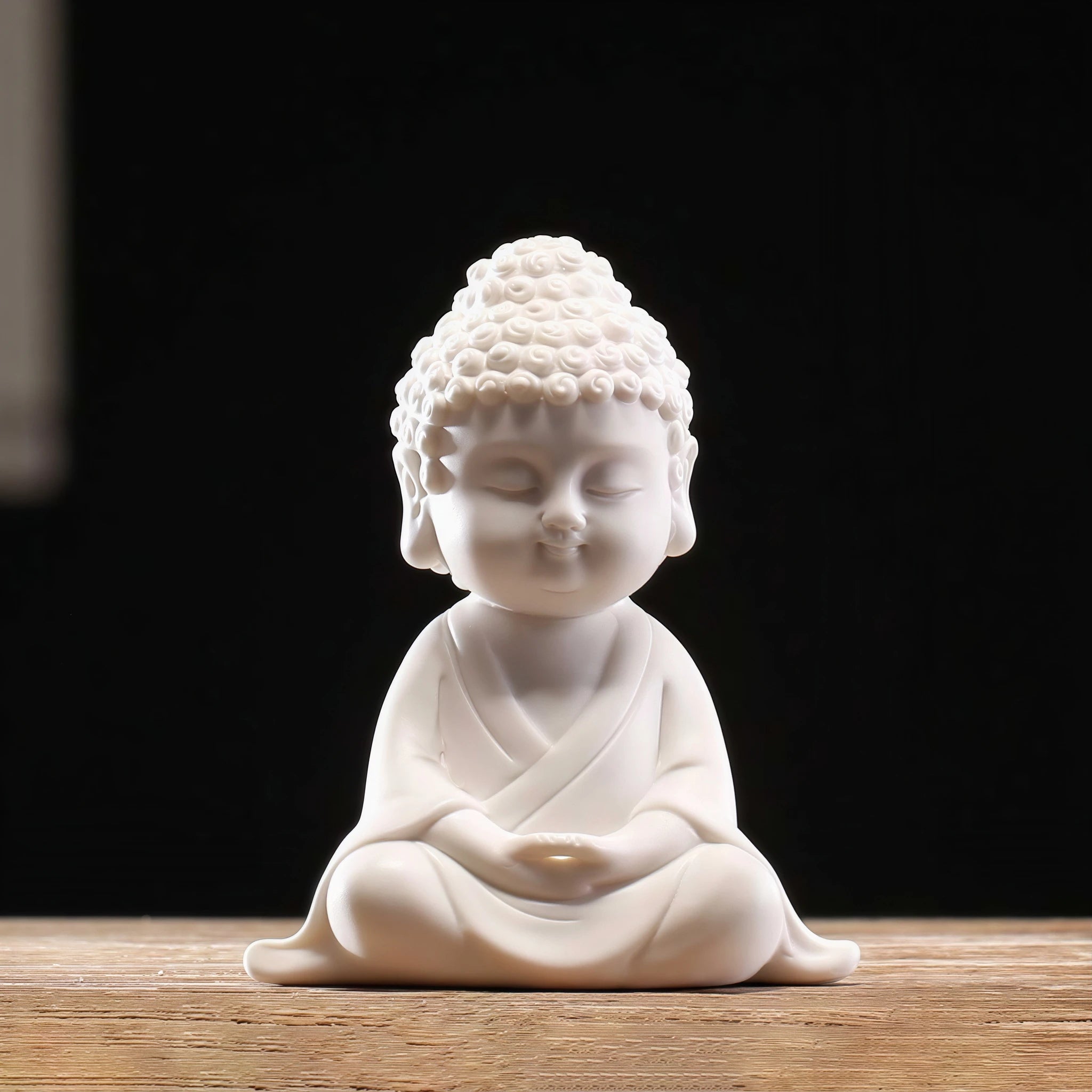 Close view of the Serenity Buddha figure